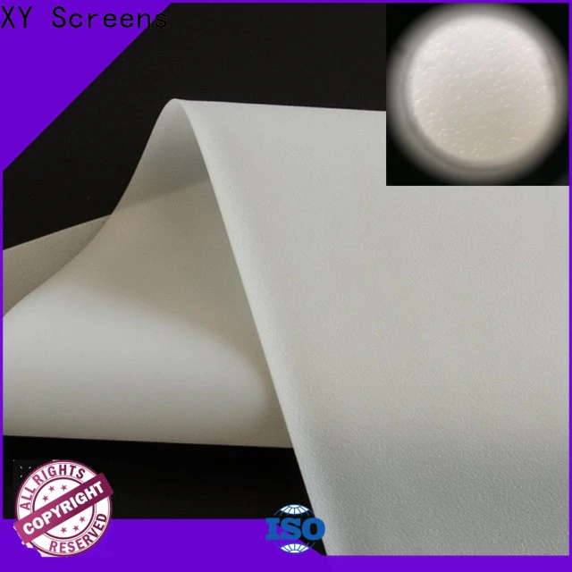 XY Screens hard Rear Fabrics with good price for fixed frame projection screen