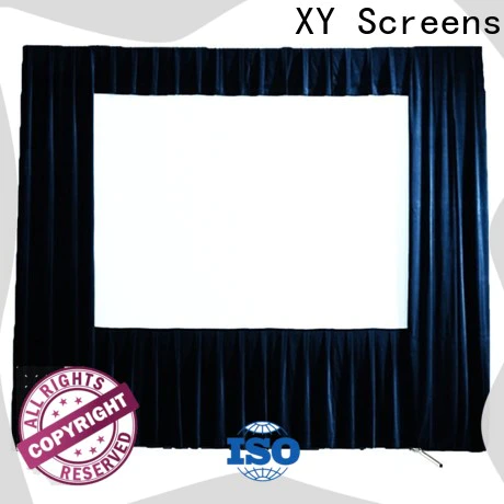 XY Screens fast folding outdoor pull down projector screen factory price for outdoor