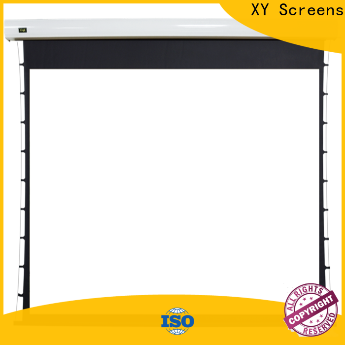 retractable motorized projector screen supplier for home