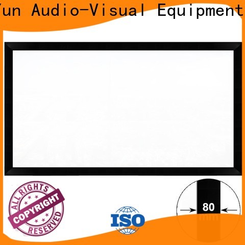 XY Screens curved movie projector screen supplier for theater