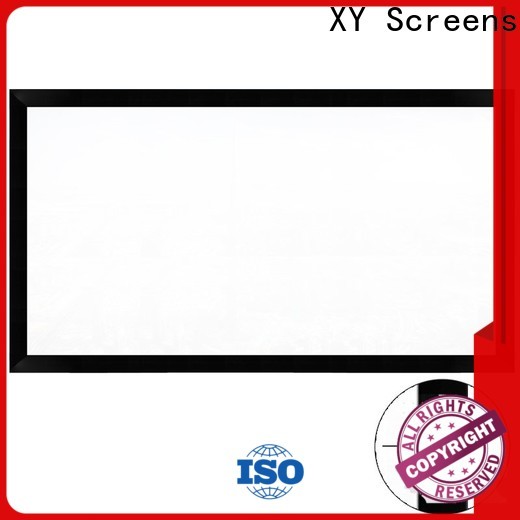 XY Screens home theater projector screen personalized for office