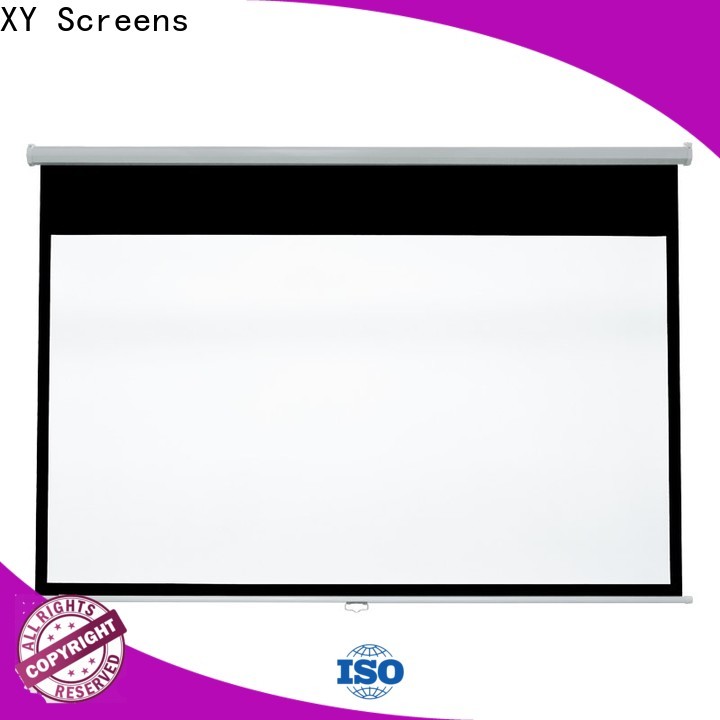 XY Screens vivid pull down screen design for students