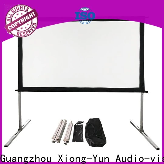 curved outdoor retractable projector screen personalized