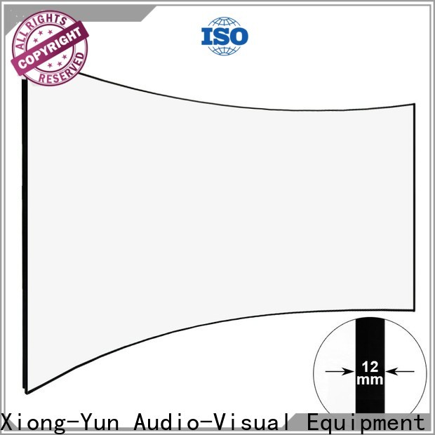 XY Screens curved projector screen factory price for home cinema