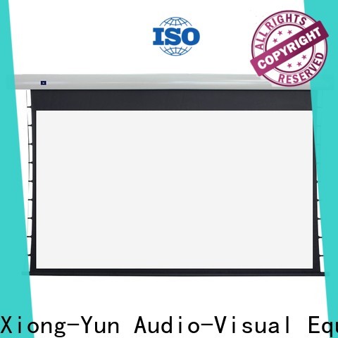 light rejecting tab tensioned projector screen factory price for indoors