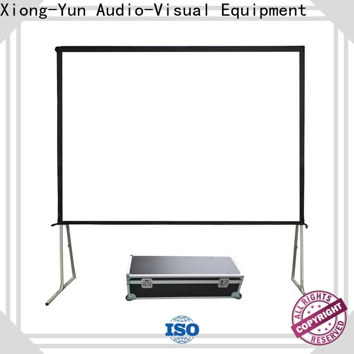 fast folding outdoor retractable projector screen wholesale for park