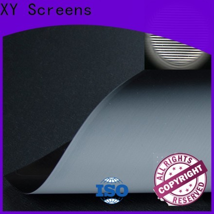 XY Screens Ambient Light Rejecting Fabrics customized for motorized projection screen