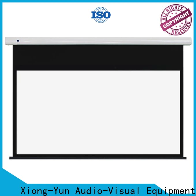 intelligent electric projector screen supplier for theater