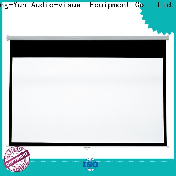 XY Screens wide viewing range pull down projector screen factory for classroom