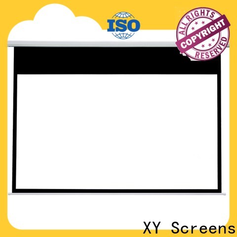 intelligent motorized projector screen factory price for home