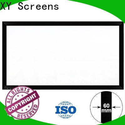 XY Screens mini home cinema screen inquire now for company