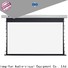 electric tab tensioned projector screen personalized for home