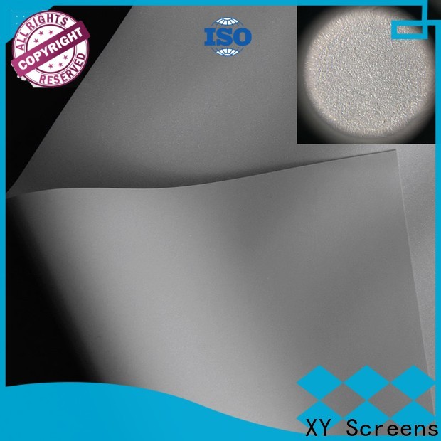 XY Screens durable front fabrics design for motorized projection screen
