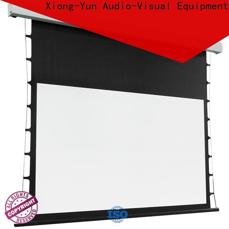 light rejecting tensioned projector screen wholesale for living room