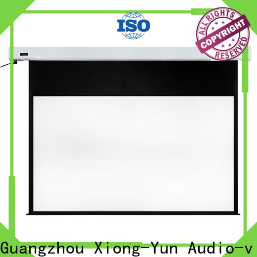 XY Screens curved Motorized Projection Screen personalized for rooms