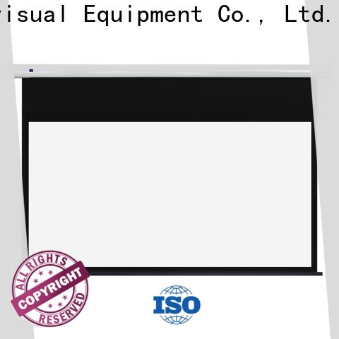 coated fixed projector screen with good price for living room