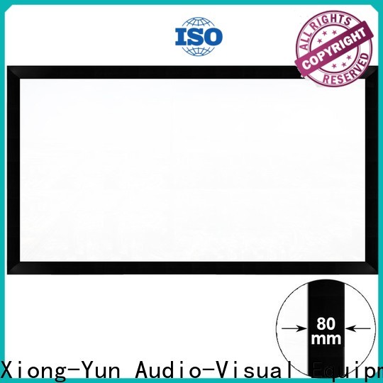 XY Screens fixed movie projector screen factory price for home