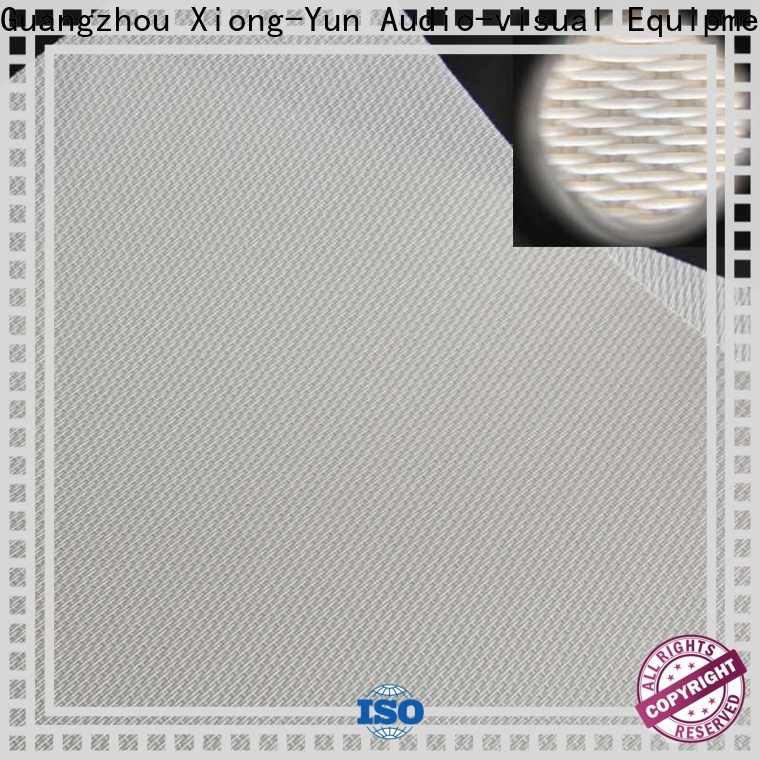 metallic acoustic screen material directly sale for projector screen