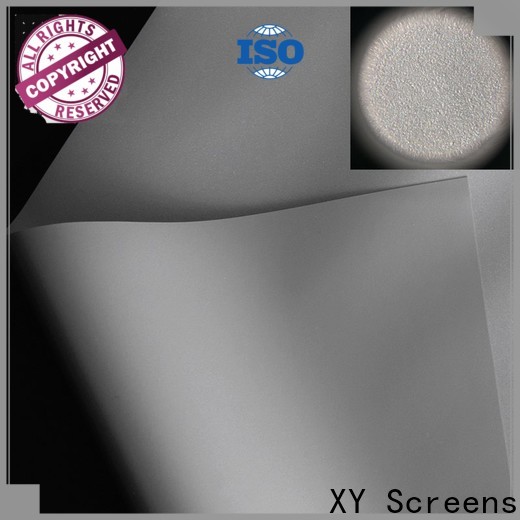 XY Screens professional front and rear fabric factory for thin frame projector screen