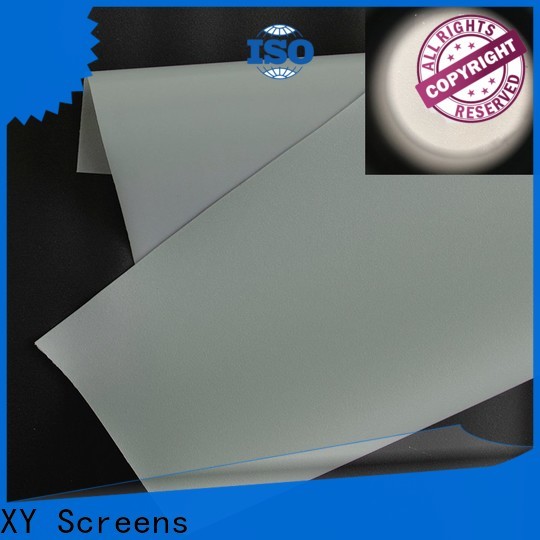 XY Screens flexible Rear Fabrics factory for projector screen