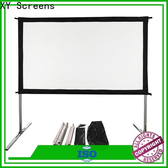 XY Screens portable outdoor retractable projector screen supplier for park