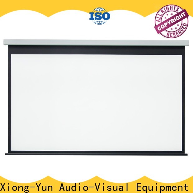 XY Screens retractable motorized screens factory price for indoors