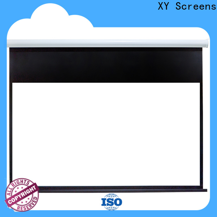 XY Screens curved Motorized Projection Screen personalized for theater
