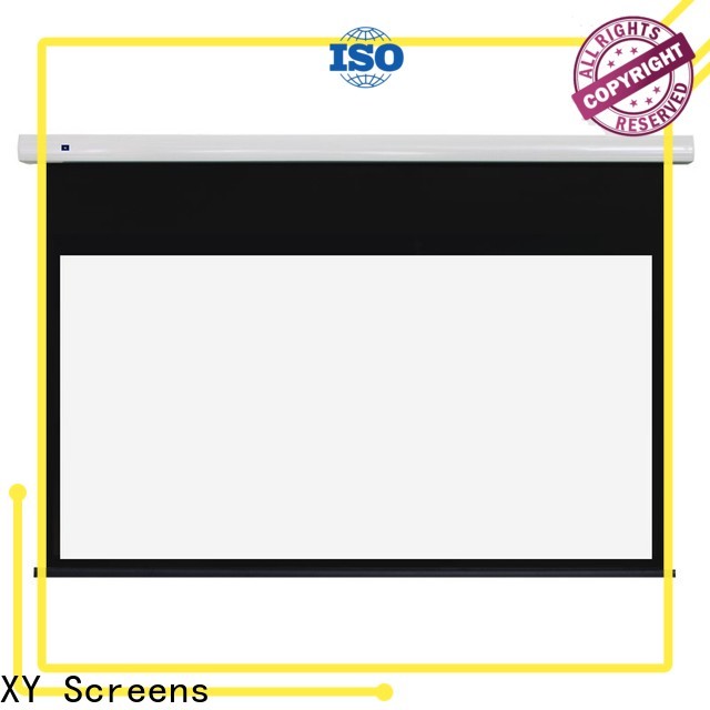 curved motorised projector screen personalized for theater