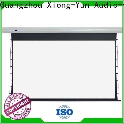 intelligent tensioned projector screen personalized for indoors