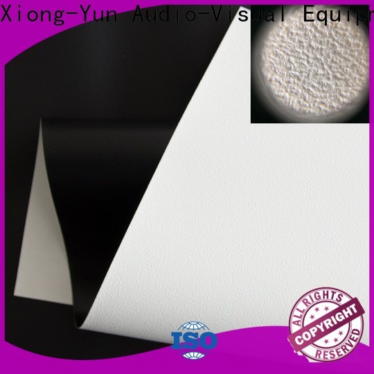 XY Screens front and rear fabric factory for fixed frame projection screen