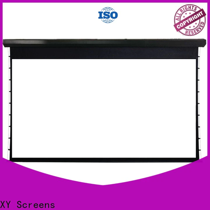 XY Screens motorized home movie projector manufacturer for television