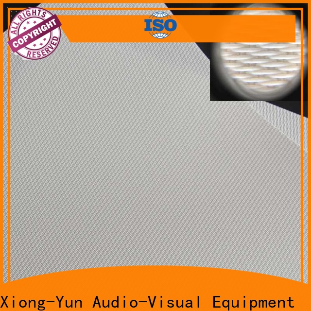 transparent acoustic screen material customized for thin frame projector screen