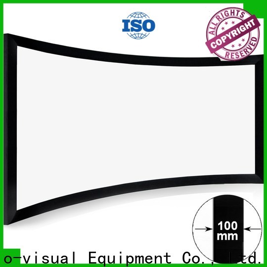 XY Screens curved curved projector screen diy from China for home
