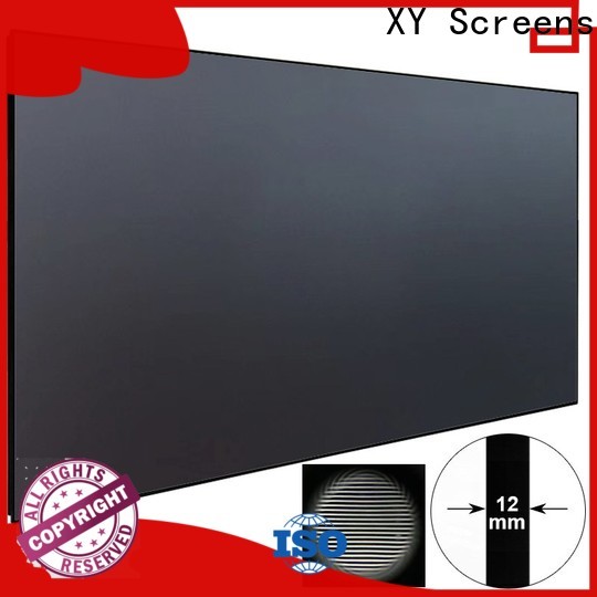 XY Screens tension ultra short throw projector screen manufacturer for television