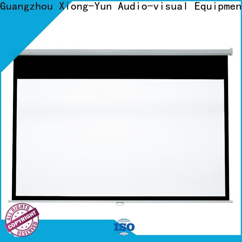 XY Screens drop down projector screen design for college