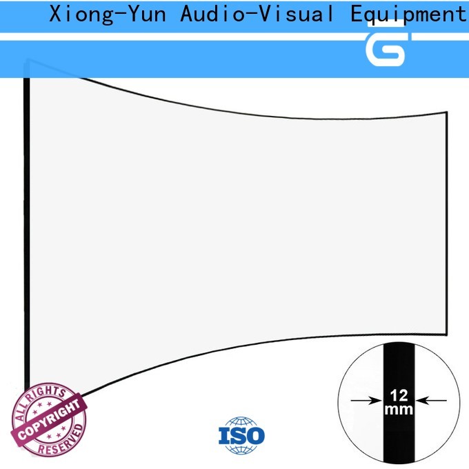 XY Screens curved home theater screen factory price for household
