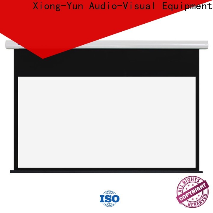 XY Screens curved electric projector screen supplier for home