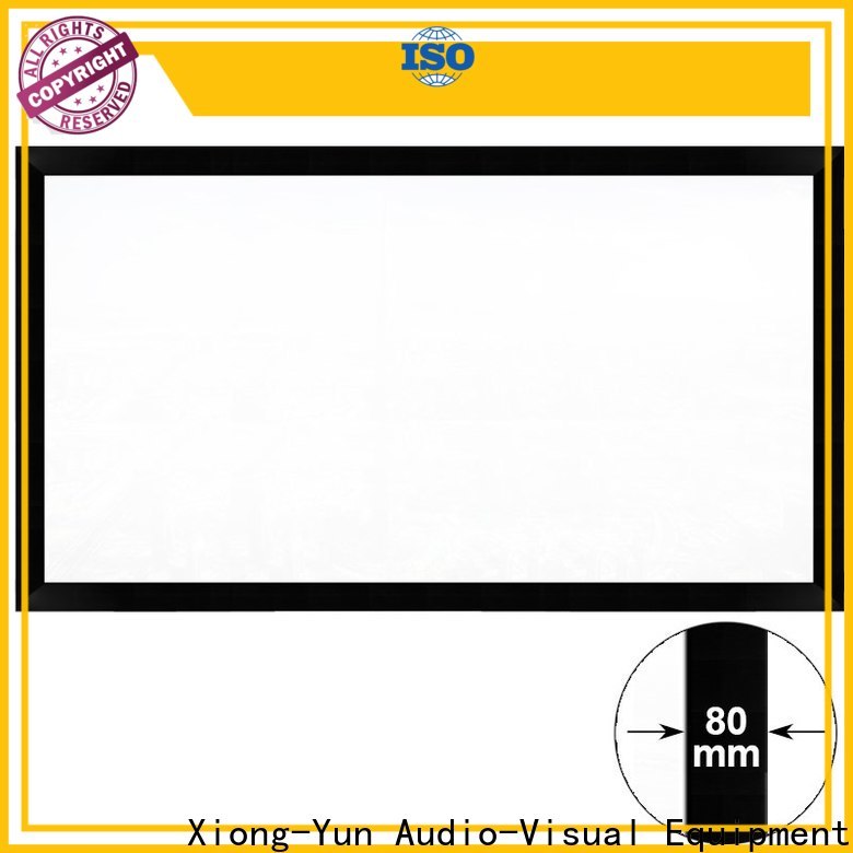 XY Screens movie projector screen supplier for office