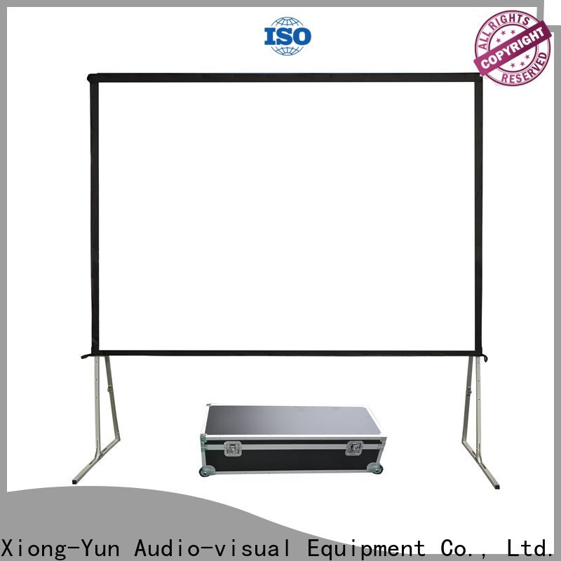 XY Screens retractable outdoor movie projector wholesale for park