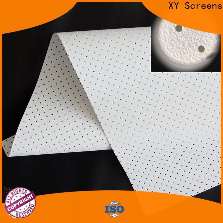 XY Screens acoustic screen material directly sale for thin frame projector screen