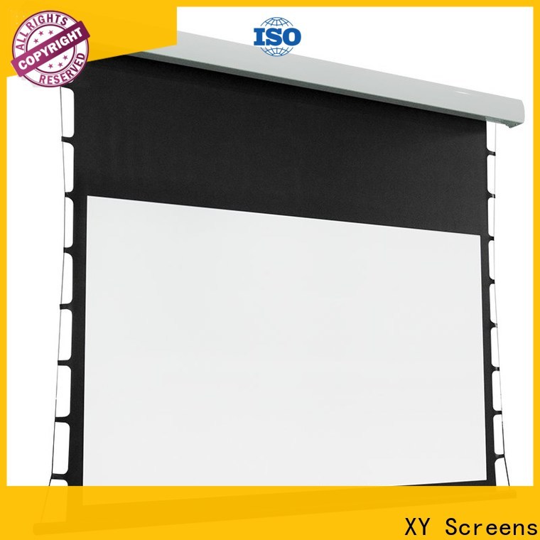 XY Screens tab tensioned projector screen wholesale for home
