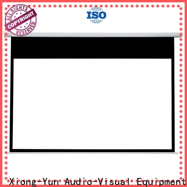 XY Screens intelligent Motorized Projection Screen supplier for theater
