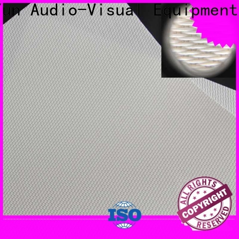 XY Screens perforating acoustic absorbing fabric directly sale for motorized projection screen