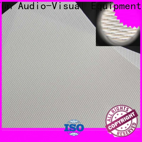 XY Screens perforating acoustic absorbing fabric directly sale for motorized projection screen
