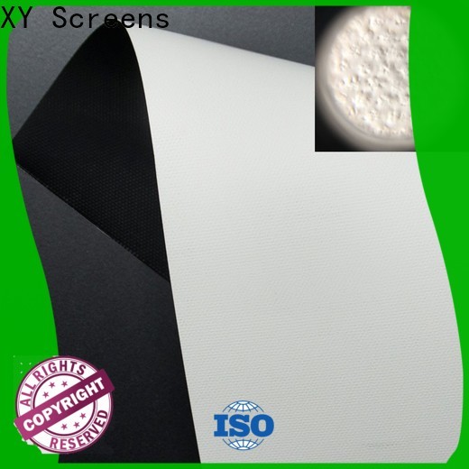 XY Screens durable projector screen fabric china design for thin frame projector screen