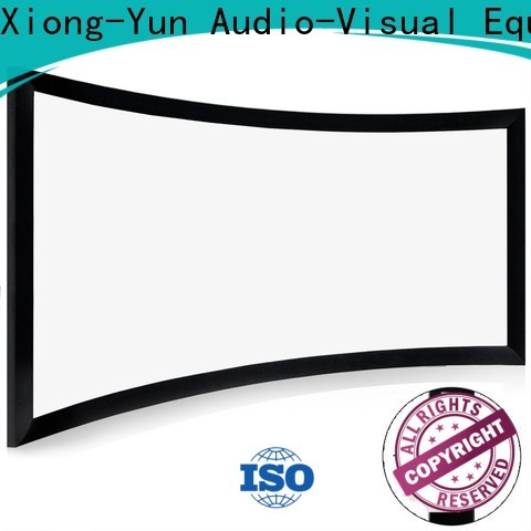 XY Screens curved Home Entertainment Curved Projector Screens supplier for movies