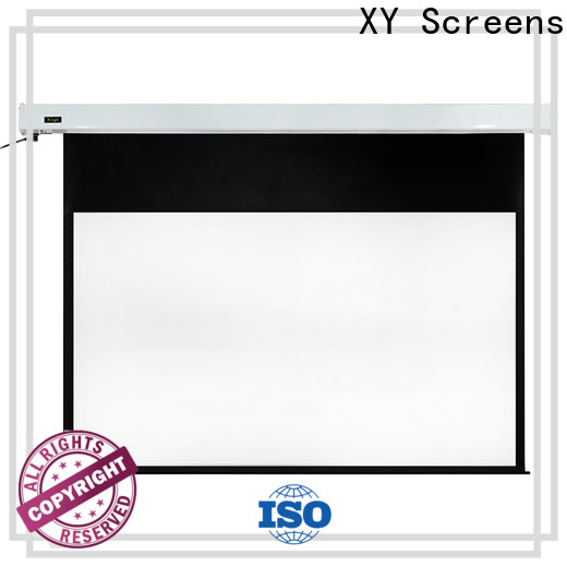 XY Screens retractable Motorized Projection Screen wholesale for home