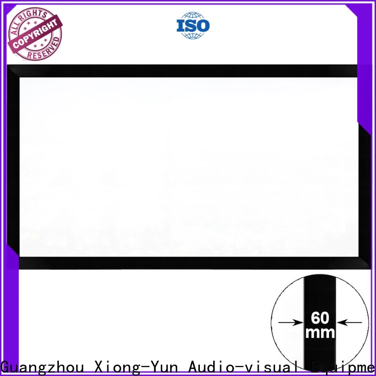 XY Screens mini home cinema screen design for meeting