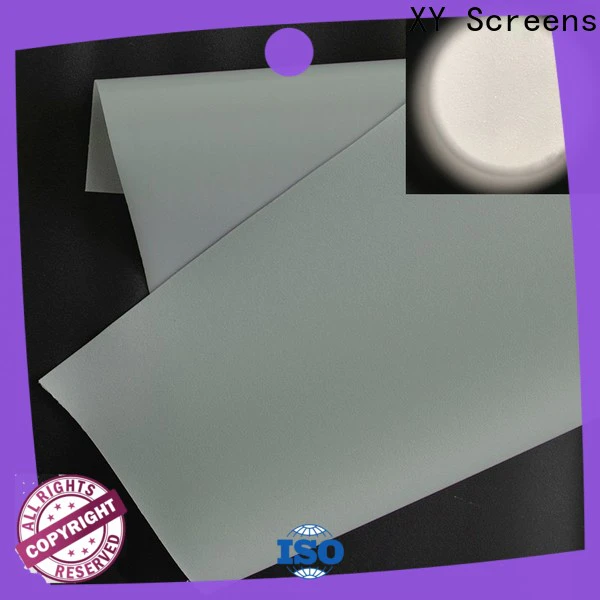 flexible rear projection fabric design for projector screen