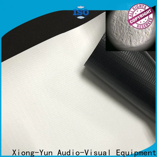 normal front fabrics factory for thin frame projector screen